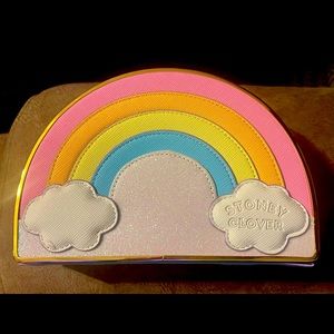 Stoney Clover rainbow clutch